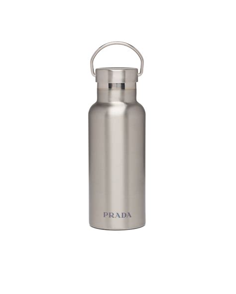 prada water bottle silver|Prada water bottle on sale.